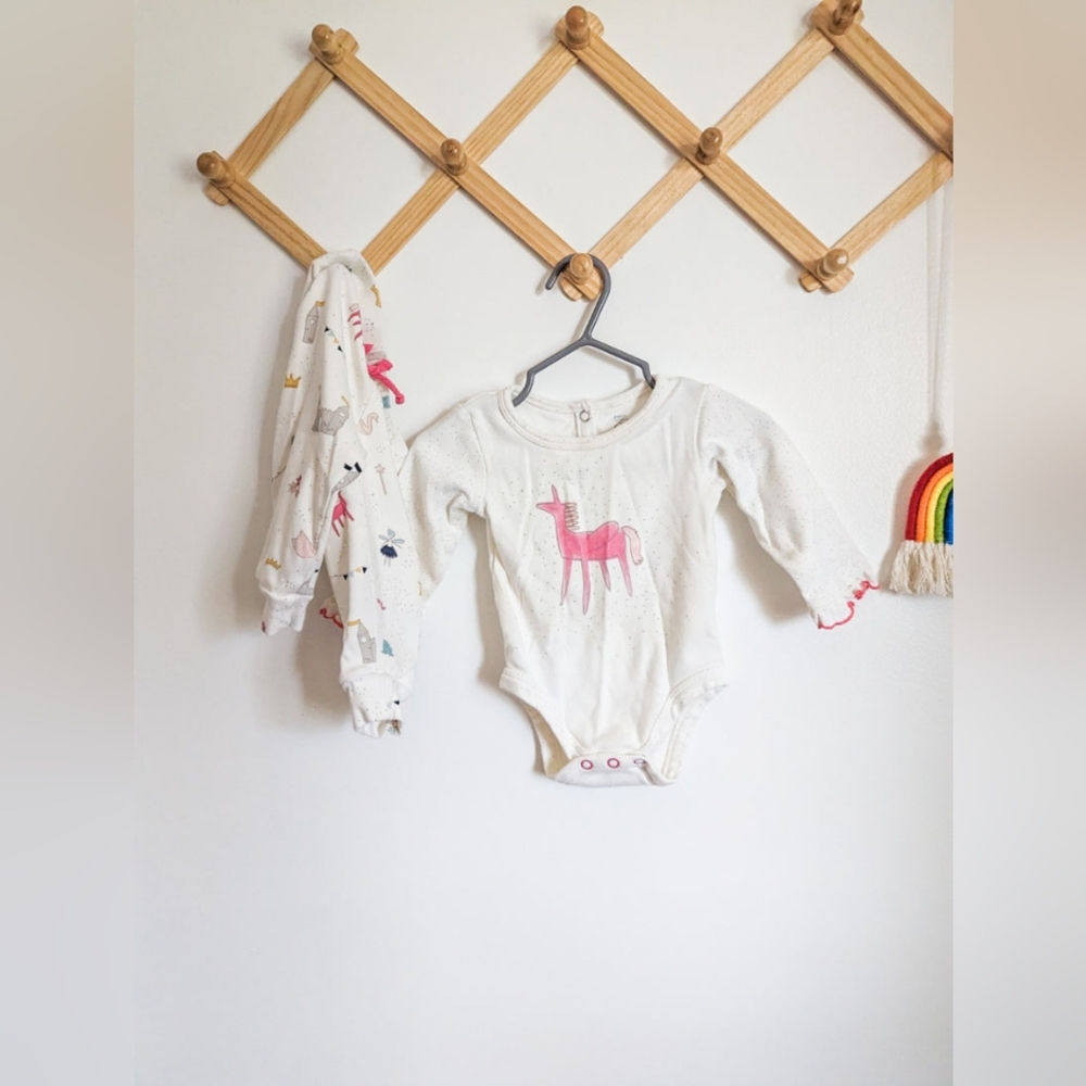 Indigo Baby Bodysuit & Pant Set (3-6)